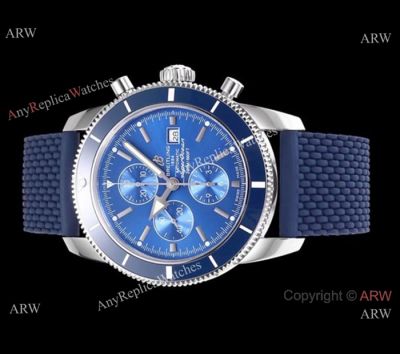 Swiss Replica Breitling Superocean Heritage Blue Watch 7750  Movement
